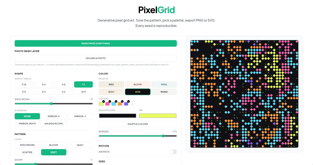 image 1 for PixelGrid