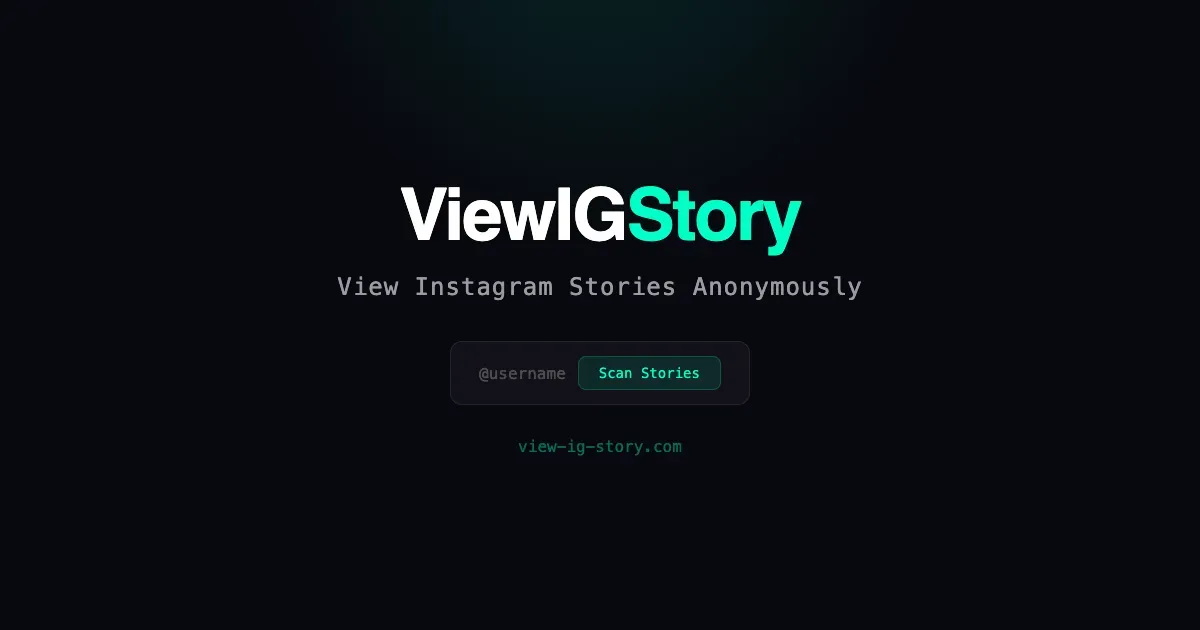 image of ViewIGStory