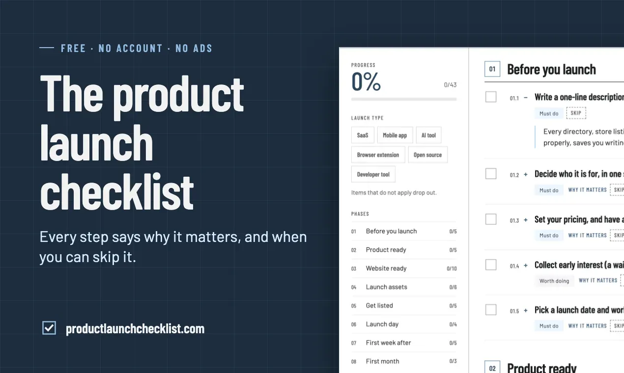 image 1 for Product Launch Checklist