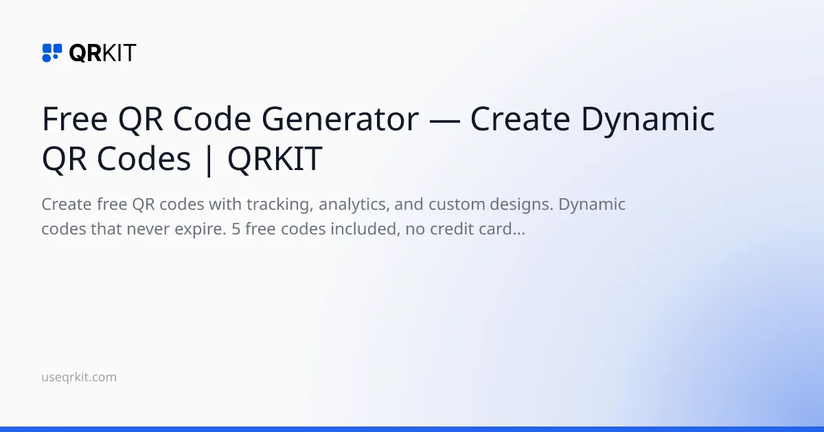 image of QRKIT