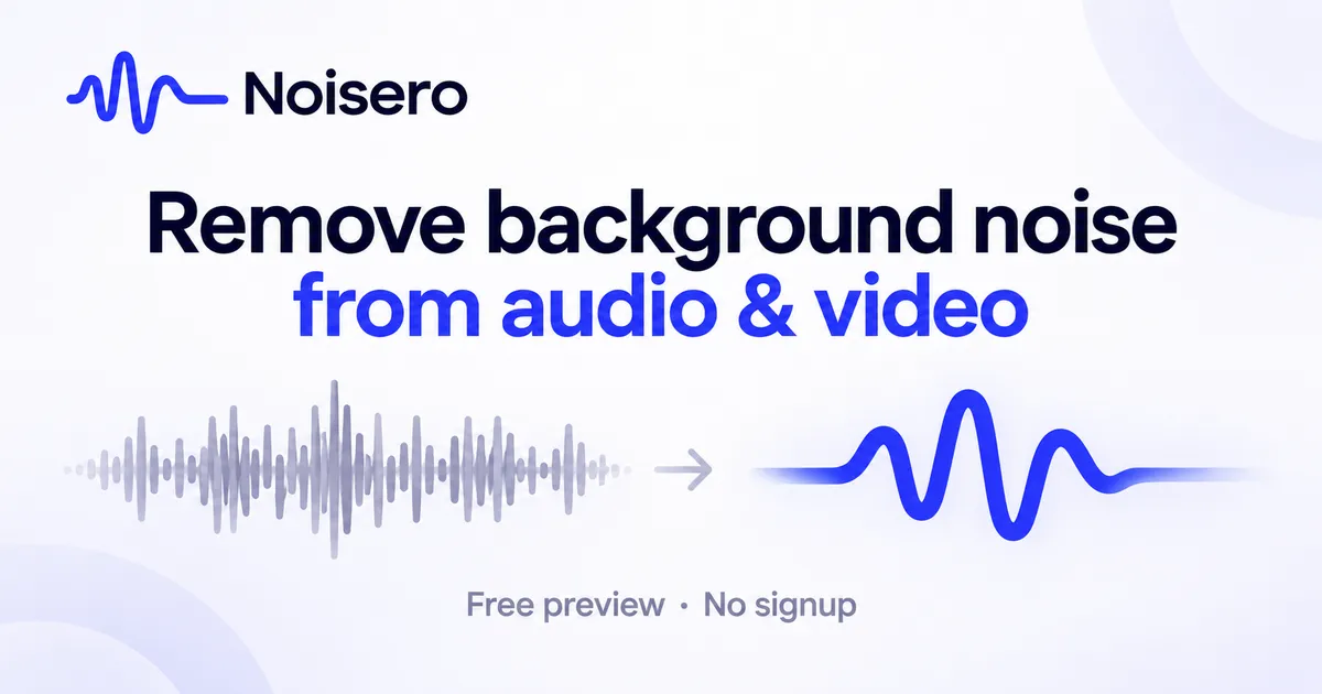 Screenshot of Noisero