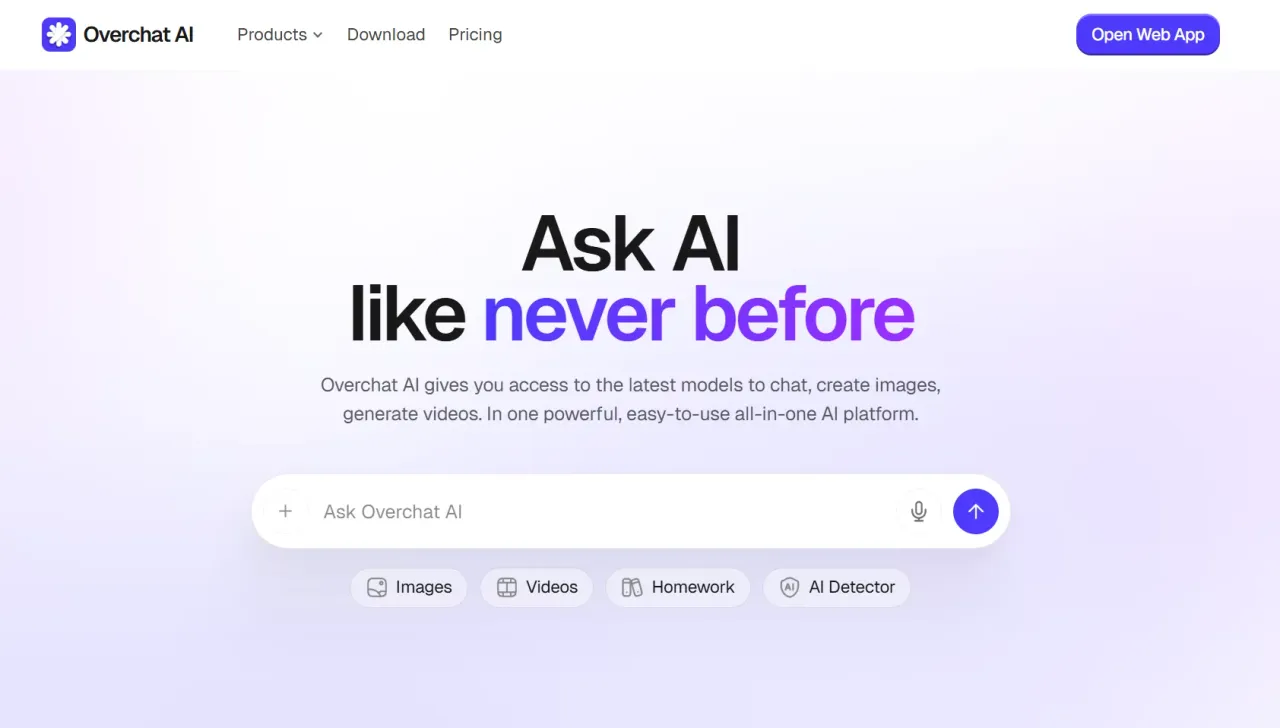 image 1 for Overchat AI